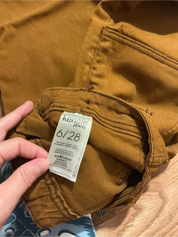 Kensie High-Waist Wide Leg Jeans Size 28 (6) - Image 6