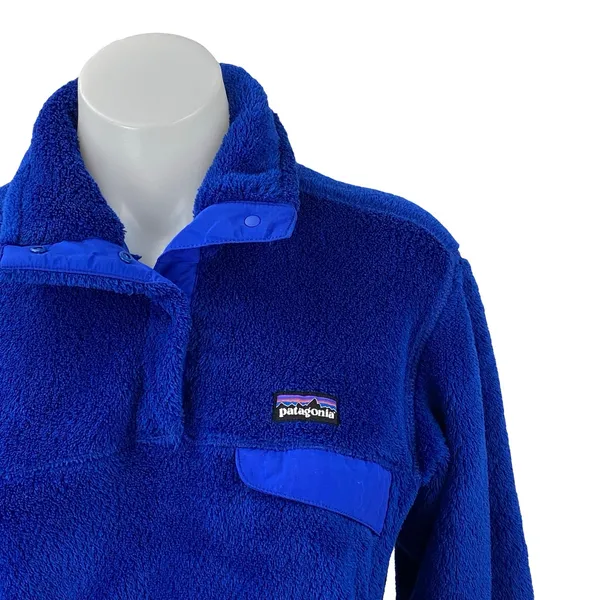Patagonia Re-Tool Snap-T Fleece Long Sleeve Collared Sweater Sweatshirt Top Sz S - Image 3