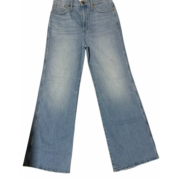 Madewell 11" High Rise‎ Flare Jeans Medium Wash Women's Size 30 - Image 5