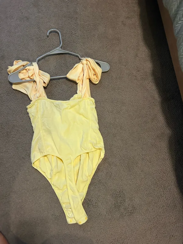 Yellow Free People Bodysuit - Image 6