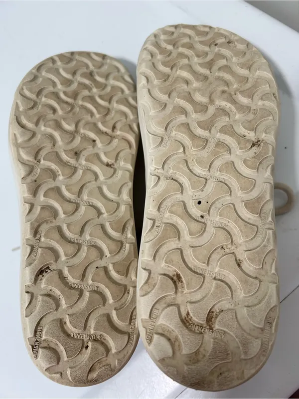 Birkenstock Bend Low Decon Pop Sneakers Taupe Eggshell Size 7 - 7.5 US Narrow - Image 13