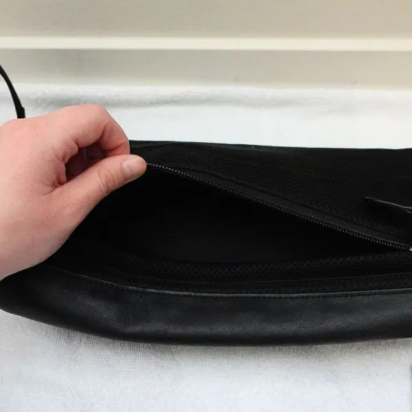 RARE Coach x Star Wars Black Leather Logo Unisex Adjustable Belt Bag - Image 3