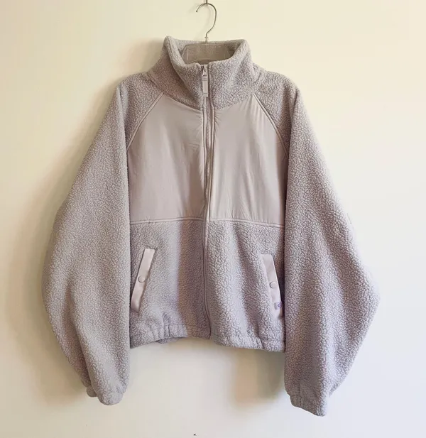 Target Viral exclusive Blogilates Campfire High Pile Fleece Full Zip Jacket - Image 4