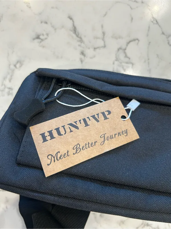 NWT‎ Huntvp Black Fanny Pack Waist Purse Bag - Image 3