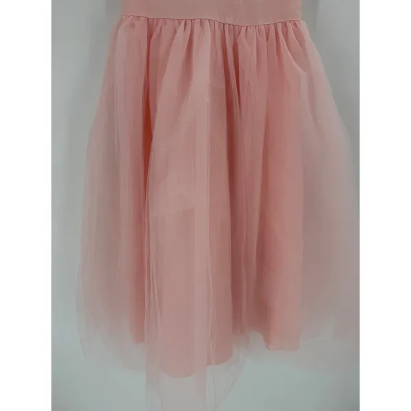 AURA Tulle Bow‎ Midi Dress Womens Small Pink Sweetheart Balletcore Coquette - Image 7