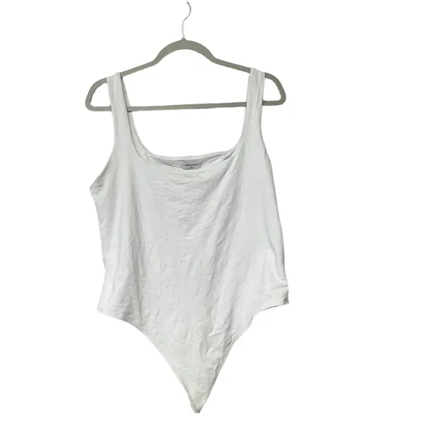 Aritzia Babaton White Bodysuit Top - Image 4