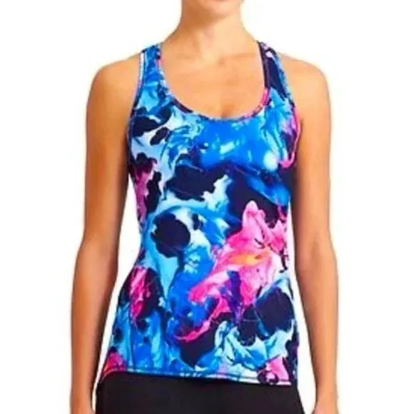 Athleta Blue and Pink Activewear Women's Bra Top - Image 16