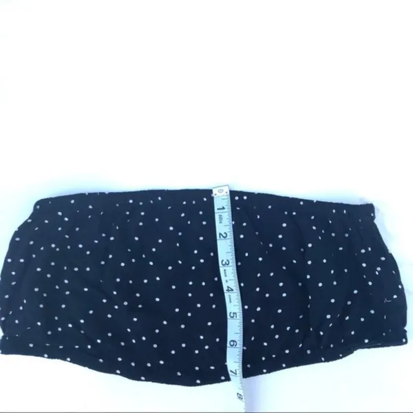 American Eagle Polka Dot Retro Style 90s Y2K Crop Bandeau Tube Top - Image 2