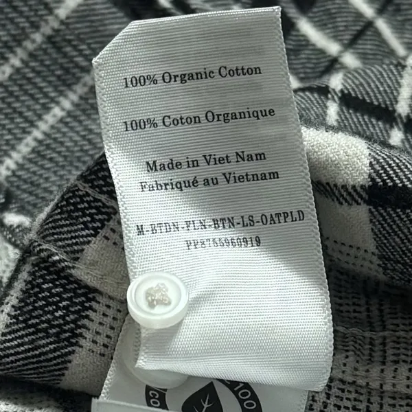Everlane 100% Organic Cotton The Boyfriend Flannel Shirt Comfort Capsule‎ XL - Image 11