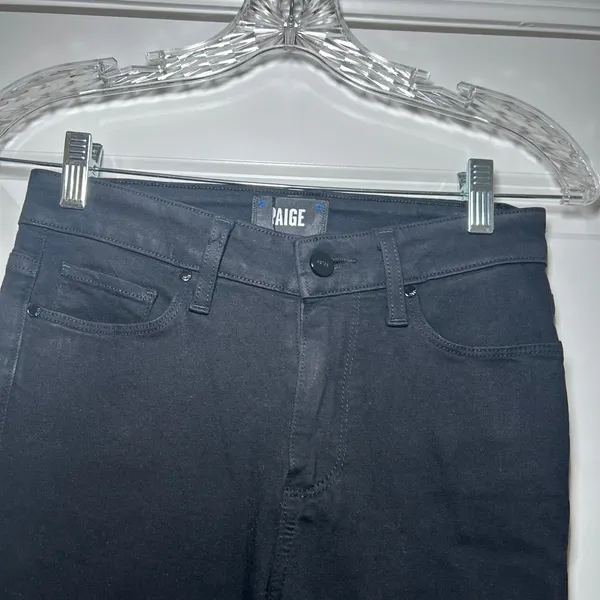 Paige Manhattan High Waist Bootcut Jeans black women's 25 - Image 3