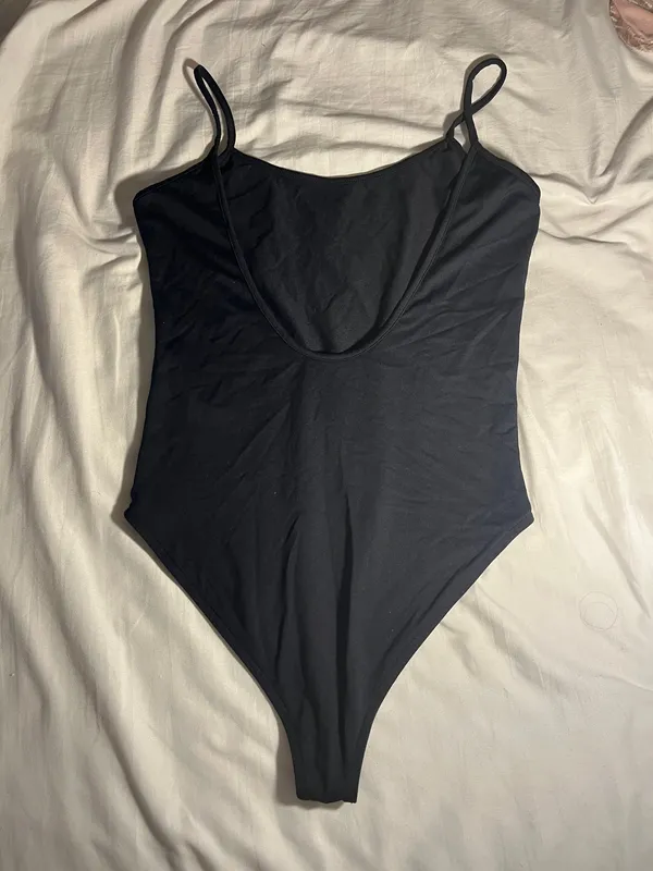 Zara deep plunge back bodysuit - Image 2