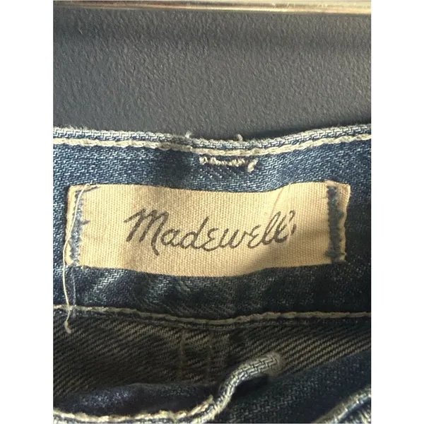 Madewell Tall Rigid Demi-Boot Crop Jeans, 29" Inseam, Size 25, EUC, Medium Wash - Image 3