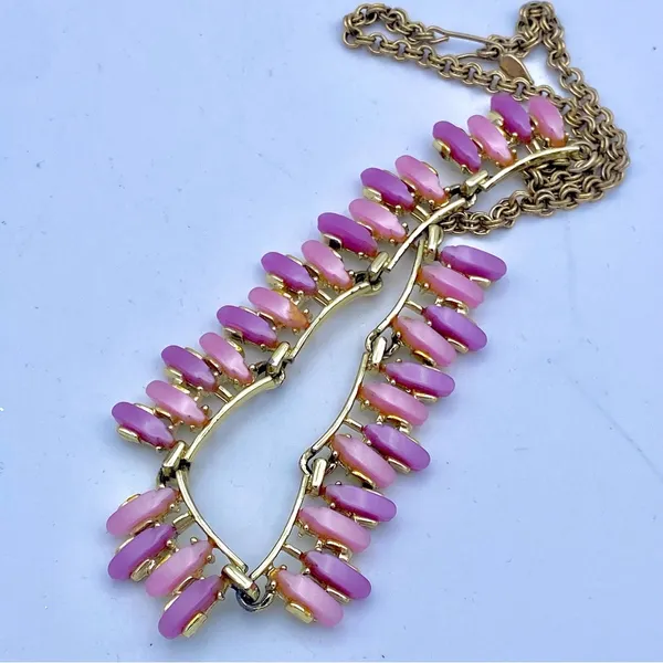 Vintage Pink/Purple Necklace - Image 8