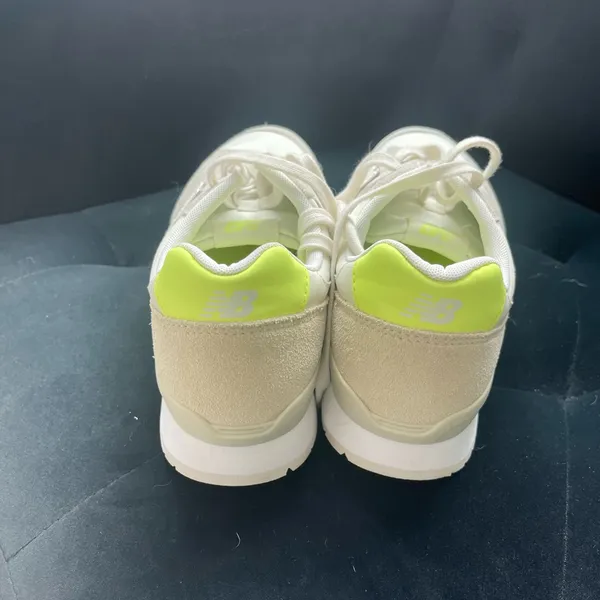 Nwot New Balance 696 Classic Yellow Grey Suede Sneakers Us Women 8.5 - Image 5