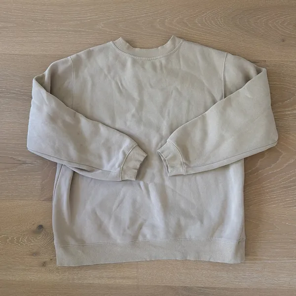 White Fox Sweatshirt Los Angeles Size L/XL Beige - Image 5