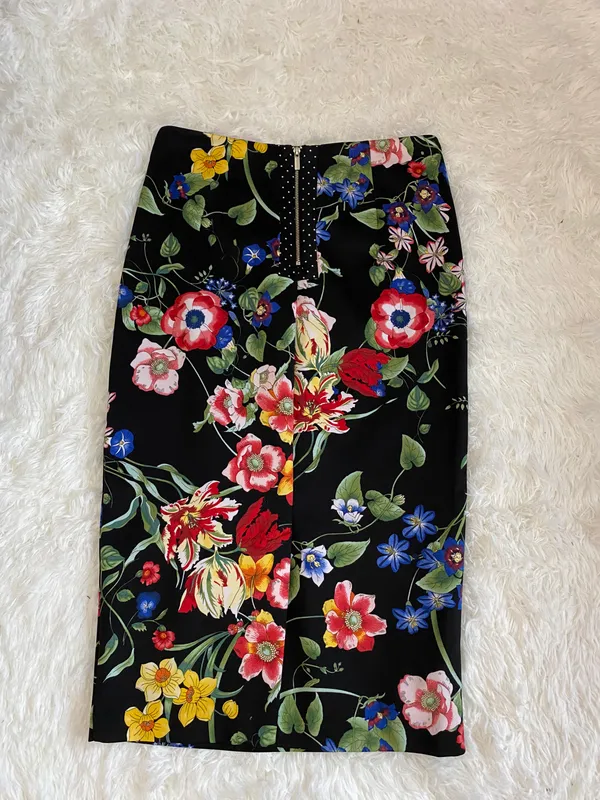 New York & Co. Floral Pencil Skirt - Image 5