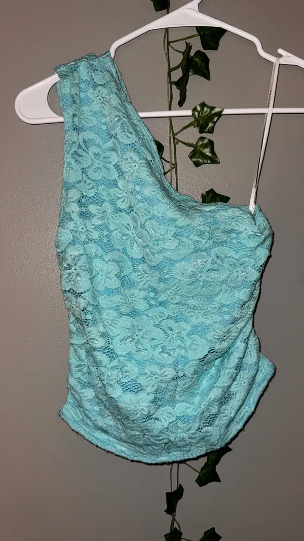 White Fox Boutique Blue Top - Image 3