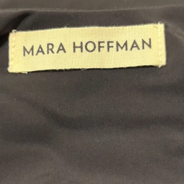 Mara Hoffman Women's Standard Audrey Black Deep V One Piece Swimsuit Size XL - Image 8