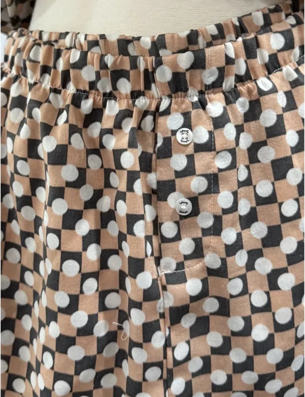 Splendid Satin Girlfriend Check Dot PJ Set - Image 8
