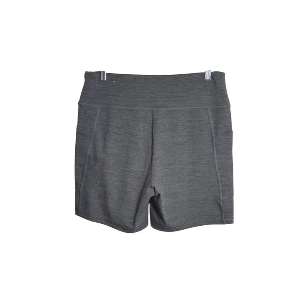American Eagle Everything Pocket 6” Bike Short Gray Fleece Super High Rise - Image 6