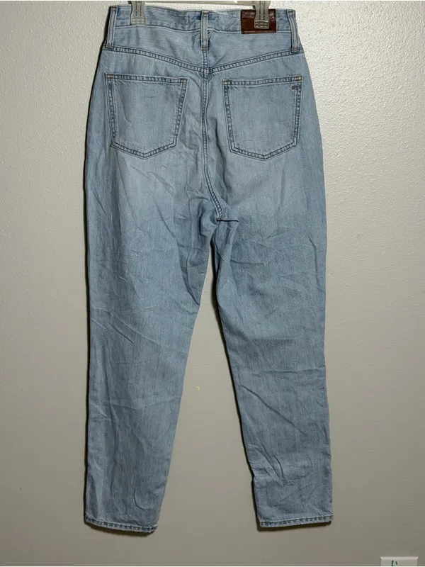 Madewell Women Denim The‎ Curvy Perfect Vintage Light Blue Jeans size 26 - Image 5