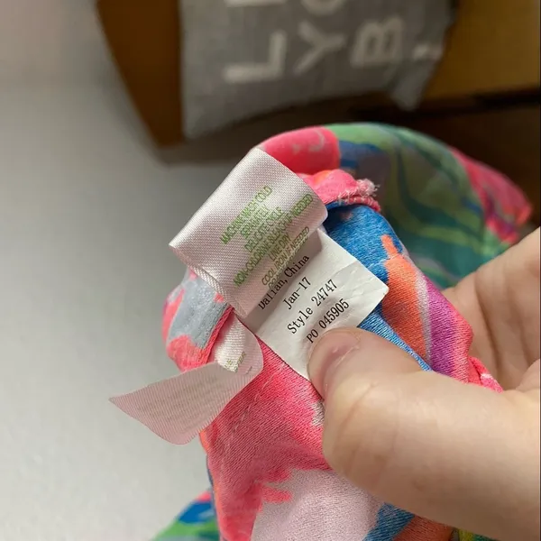 Lilly Pulitzer Stella Shift Dress Serene Blue Paradise Bound Womens Size 00/0/2 - Image 9