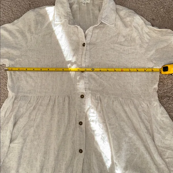 Umgee Cream Button Down Shirt - Image 8