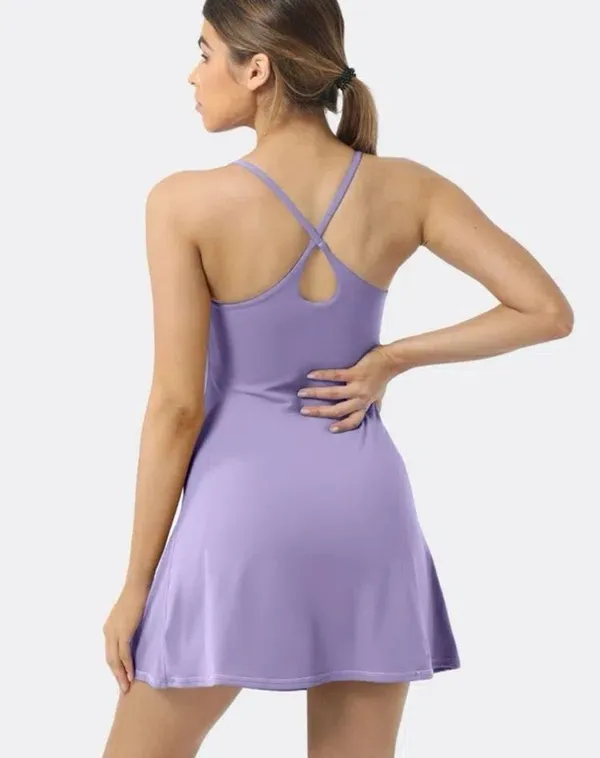 HALARA Everyday Cloudful Fabric Backless 2-in-1 Workout Dres - Image 2