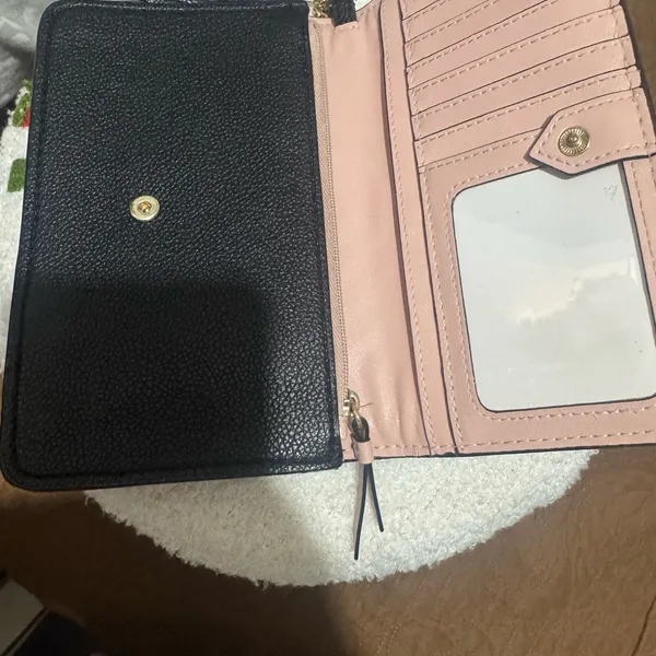 PINK Victoria's Secret Black Quilted Clutch - Image 3