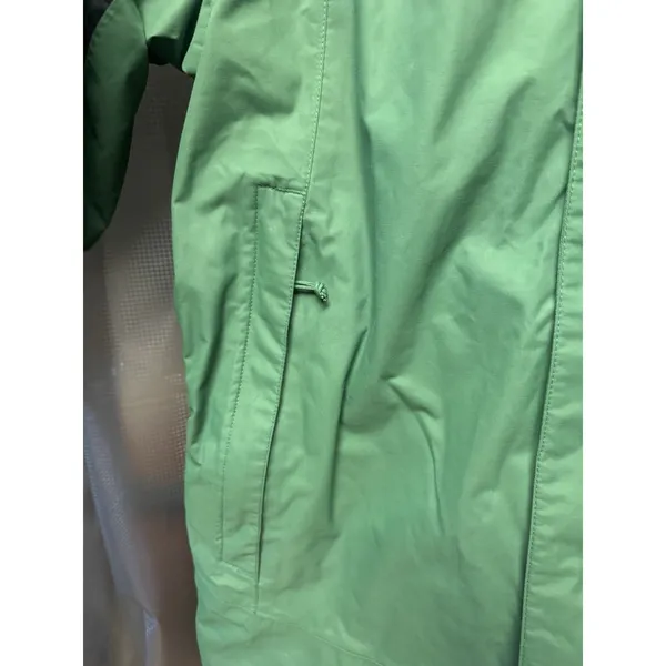 Men's Columbia Pouring Adventure ll Jacket SZ Small Green Black Hood Omni tech - Image 4