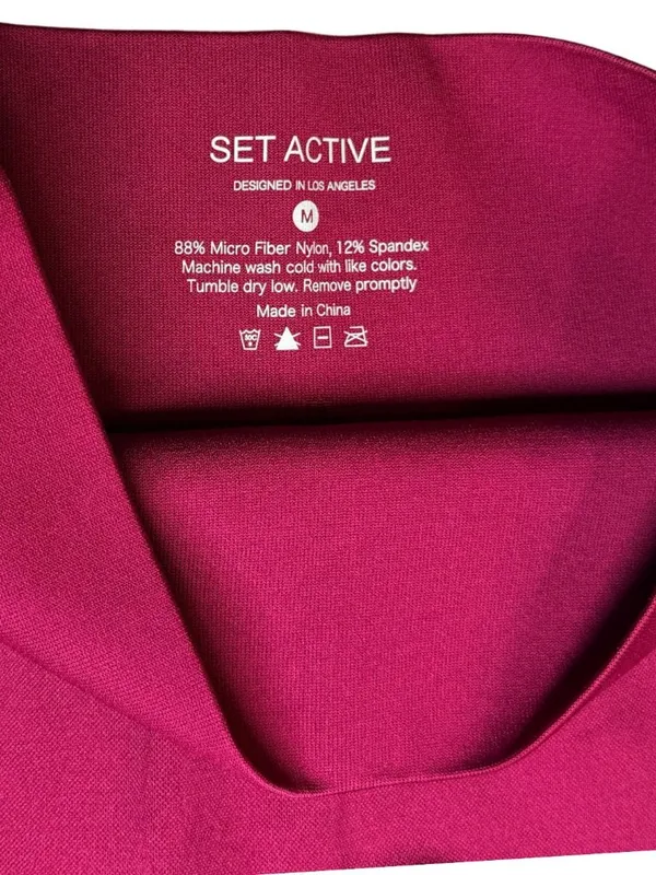 SET Active Sculptflex Power Leggings Wildberry M NWOT High Rise Seamless 7/8 - Image 4