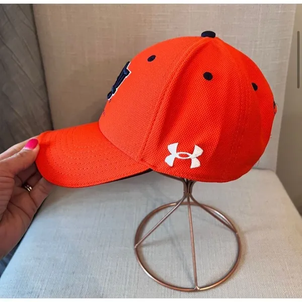 Under Armour Auburn Tigers‎ Orange Flex Hat Unisex Adjustable Cap - Image 2