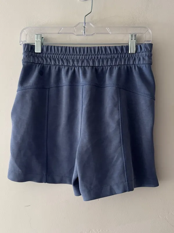 Lululemon Athletica Softstreme High-Rise 4” Shorts Oasis Blue Size 4 - Image 8