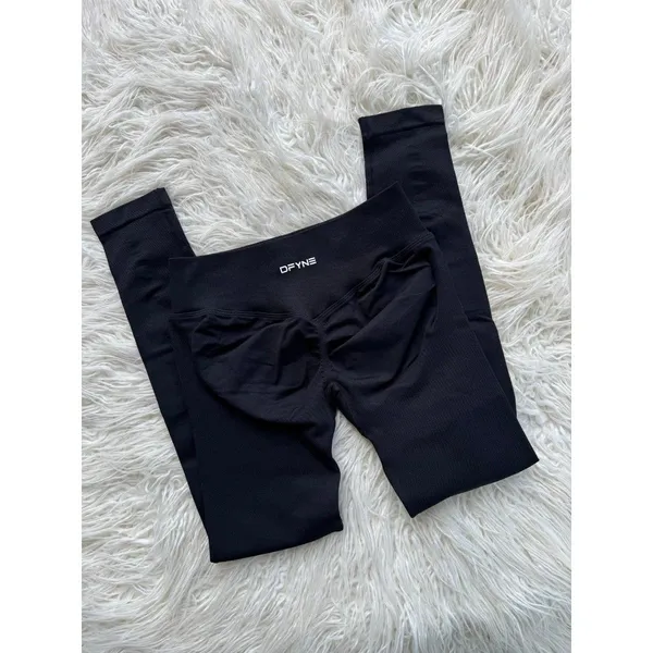 DFYNE Impact Leggings Midnight Black Size Small - Image 8