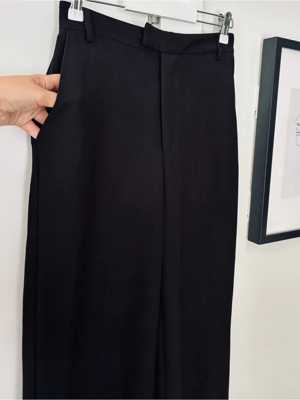 J Lux Label Black Refined Moments Trouser size small 27" x 31" - Image 7