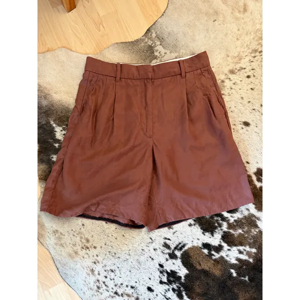 ARITZIA Wilfred The Effortless Short Linen Blend Long Size 10 - Image 2