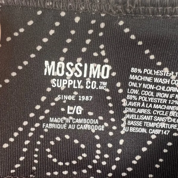 Mossimo leggings Size Large NEW Black - Image 5