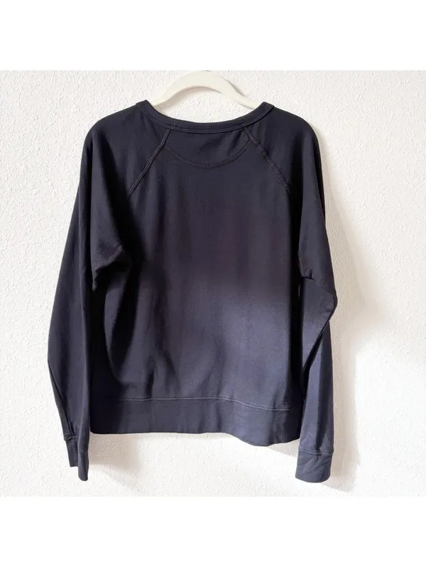 American Giant Crewneck Sweatshirt Size Small Black Minimalist Casual Cotton - Image 2