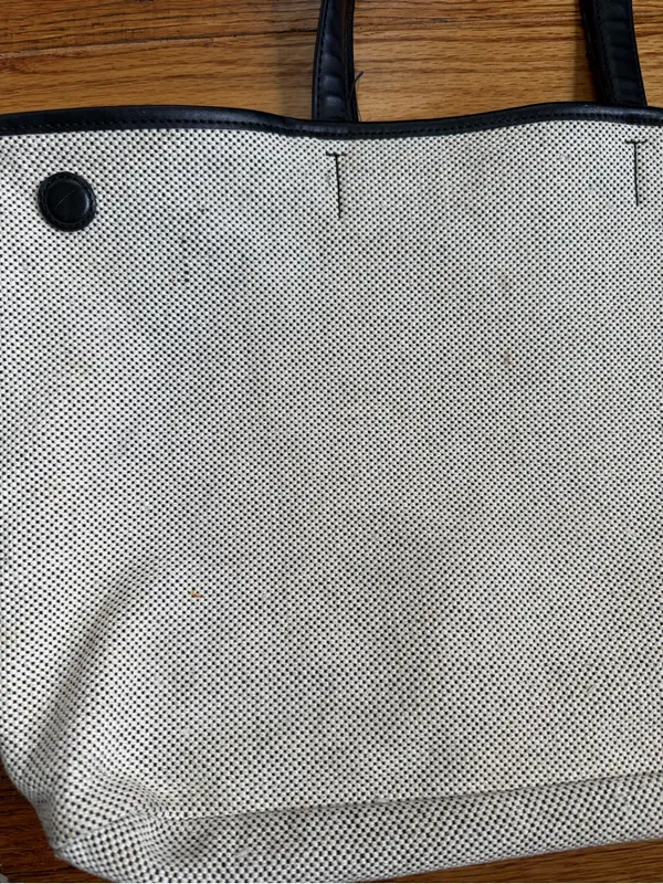 Tory Burch Lonnie Canvas Tote Bag - Image 4