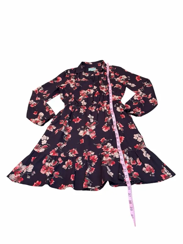 SKIES ARE BLUE long sleeve floral dress - Image 2
