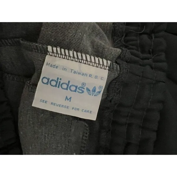 Vintage Adidas Baggy Wide Leg Windbreaker Track Pant - Grey / Size Medium - Image 3