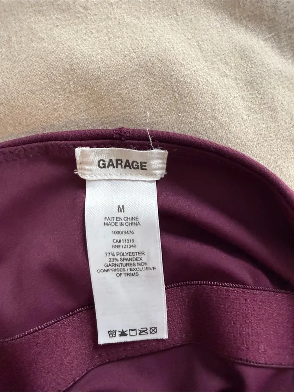 Garage Plum Spaghetti-Strap Cami - Image 3