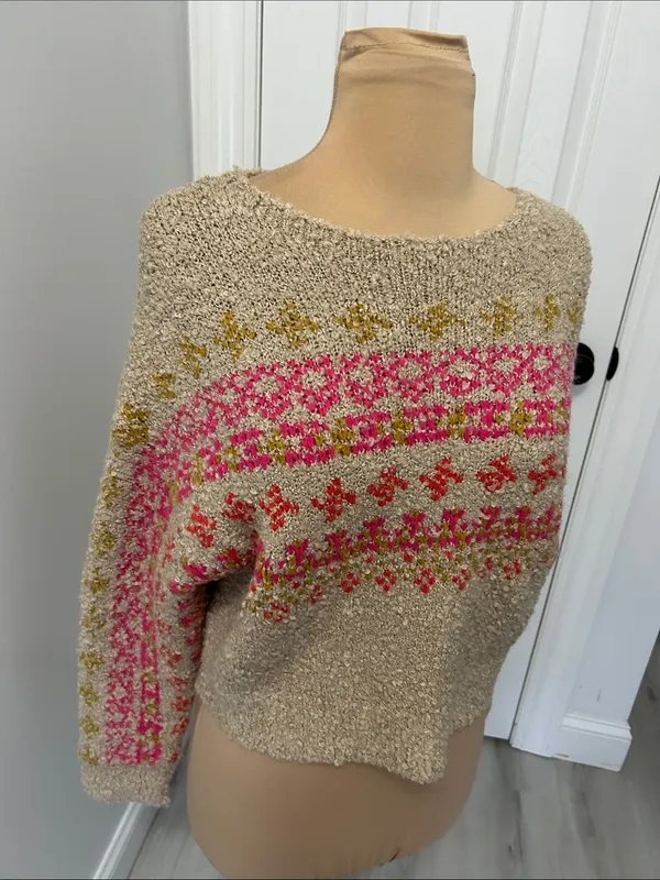 Natural Life Boucle Printed Sweater - Image 6