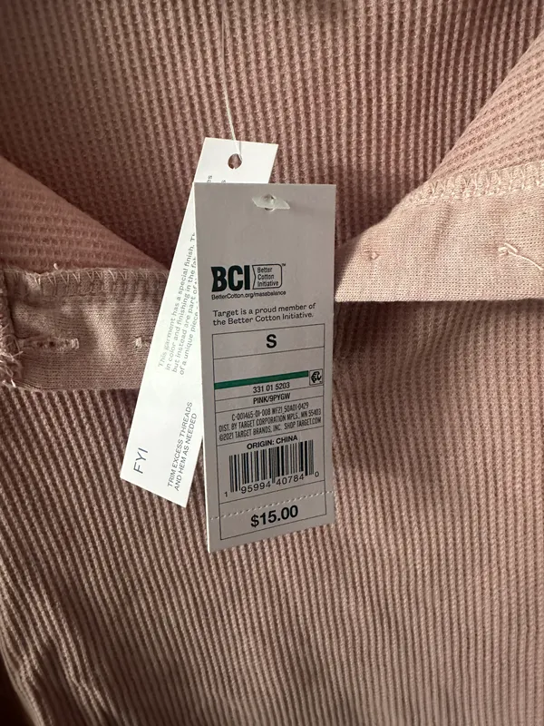 Cropped Long Sleeve Pink - Image 4