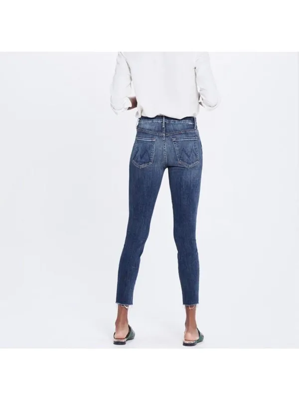 MOTHER Denim The High Waisted Looker Ankle Fray in Not Rough Enough Women’s size 26 - Image 16