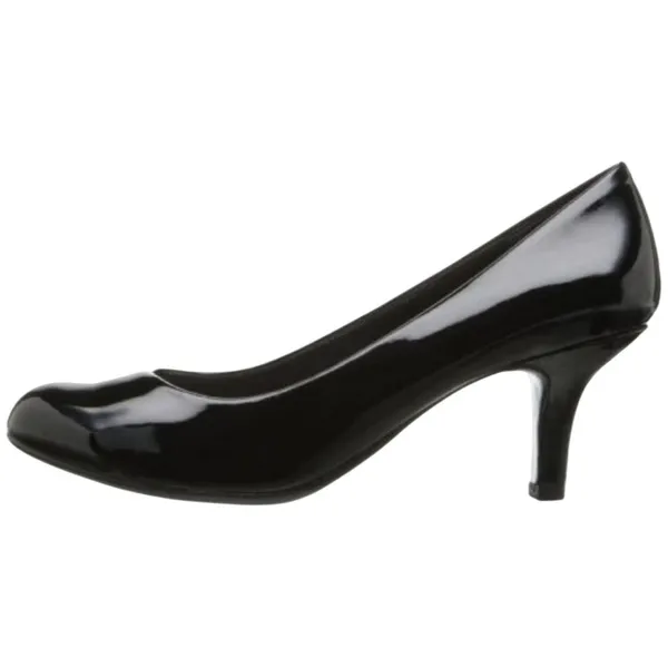 NWT Easy Street Womens Passion Dress Pump Heels PASSION Black Patent 10N - Image 7