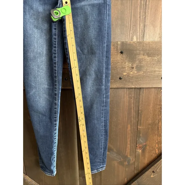 American Eagle‎ AE Next Level Stretch Curvy High Rise Jegging Dark Wash Size 0 - Image 6