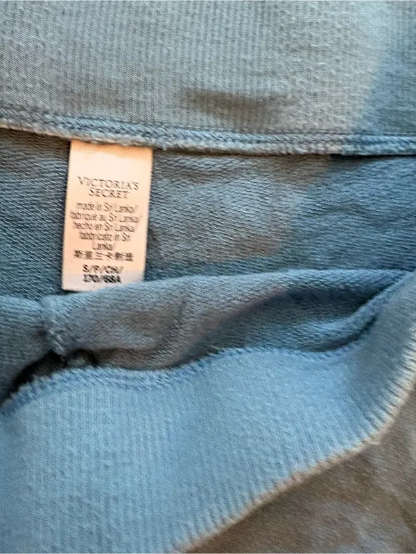 Victoria’s Secret Blue Shorts And Tank Sleep Set Top XS, bottoms Small - Image 4