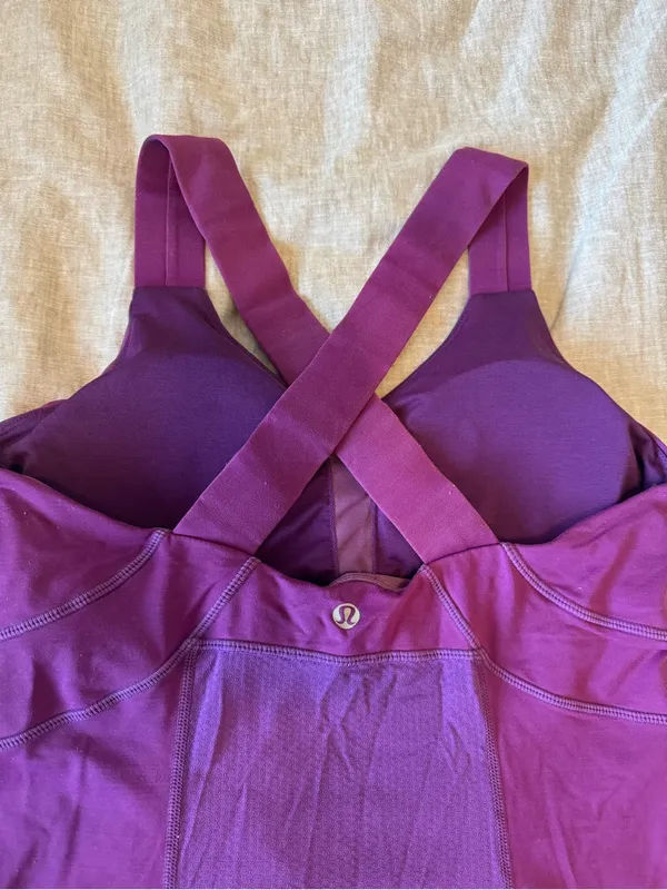 Lululemon Purple Workout Tank Top - Image 4