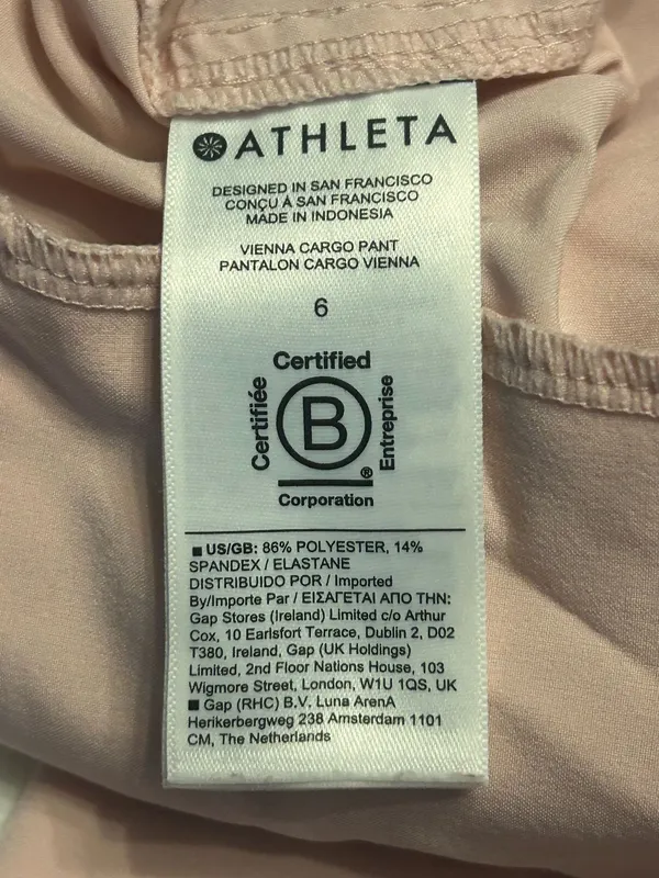 Athleta Vienna Cargo pants in light pink, 6 - Image 5